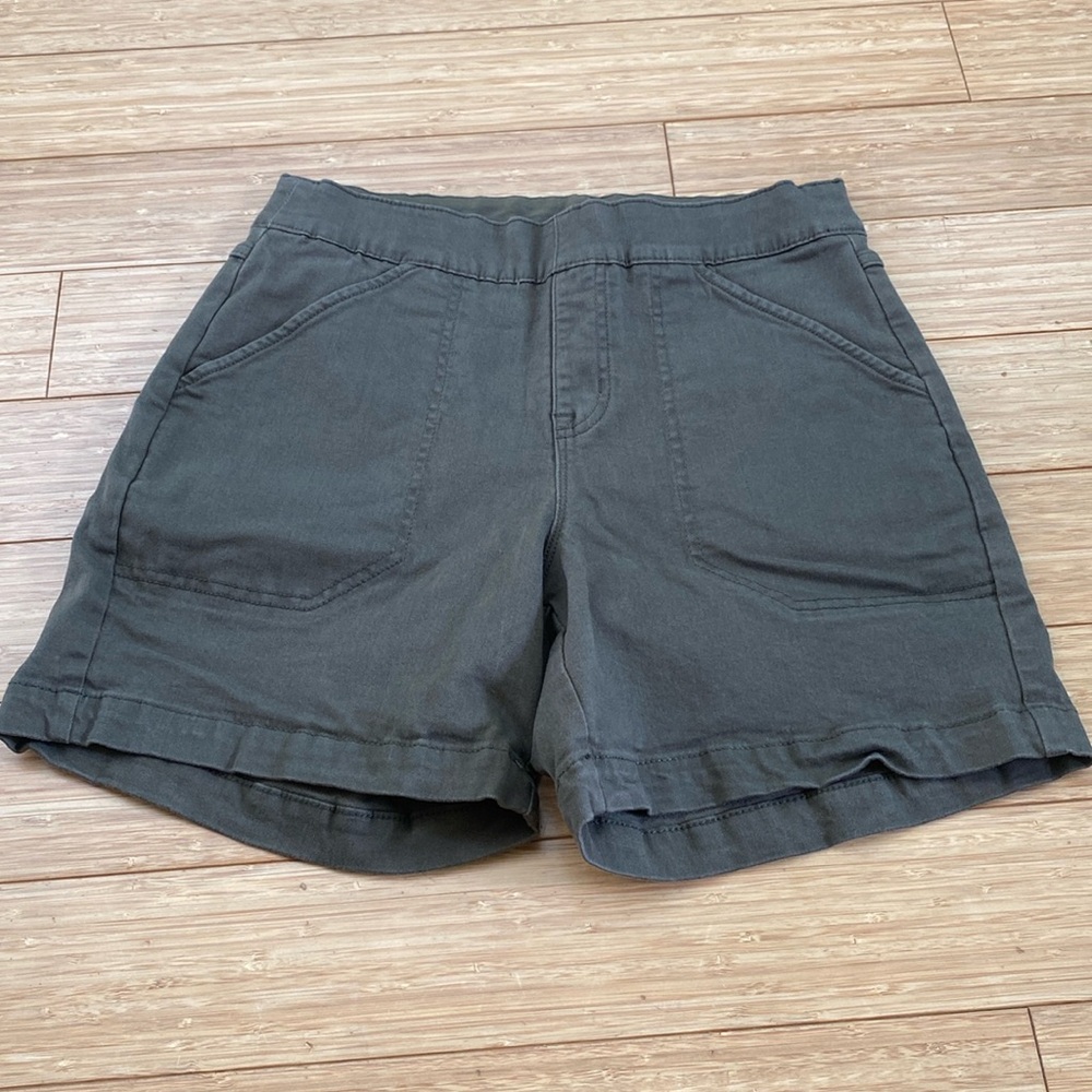 Army green shorts